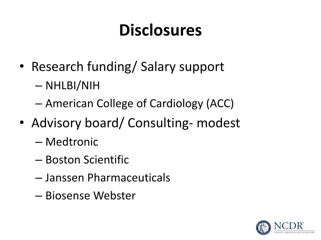disclosures