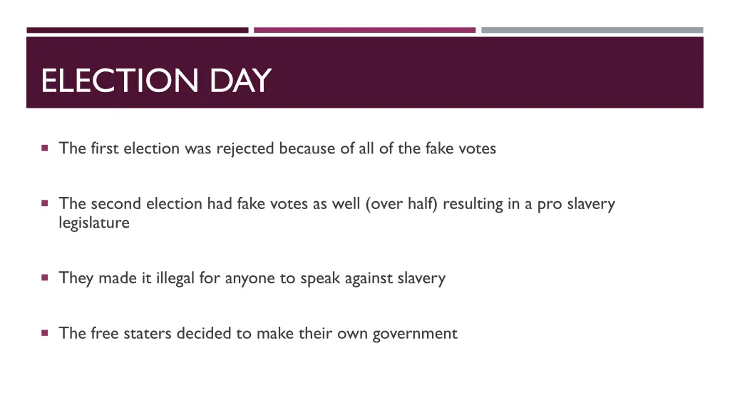 election day