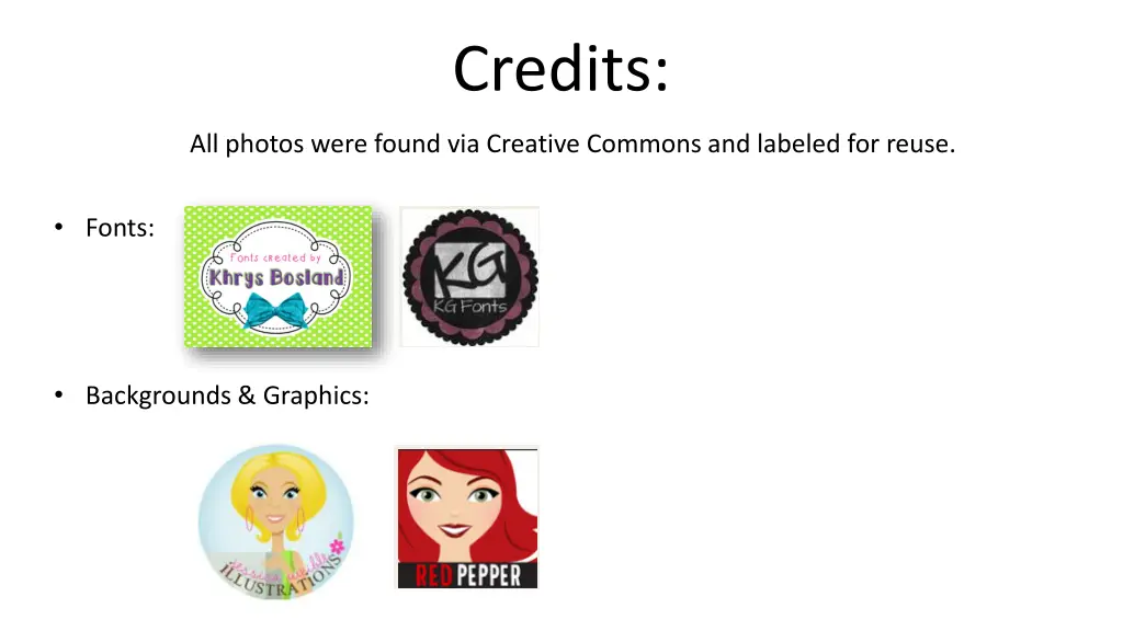 credits