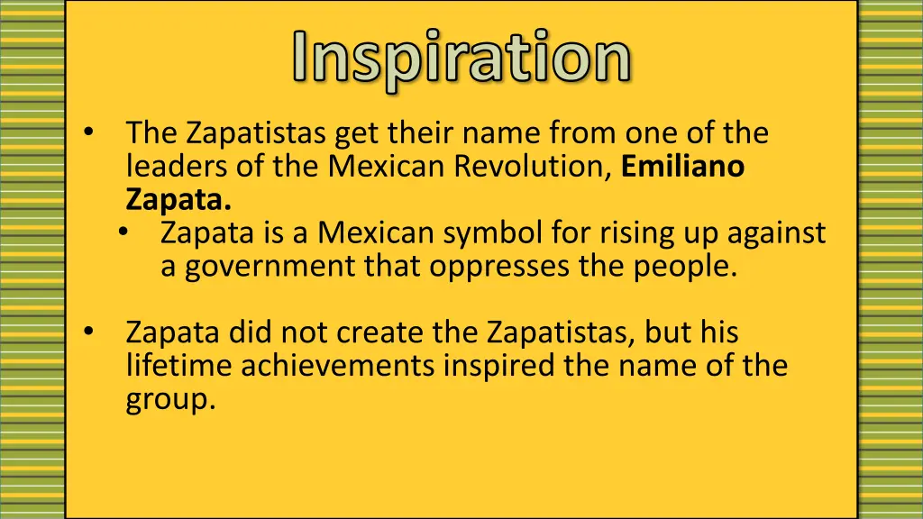 inspiration