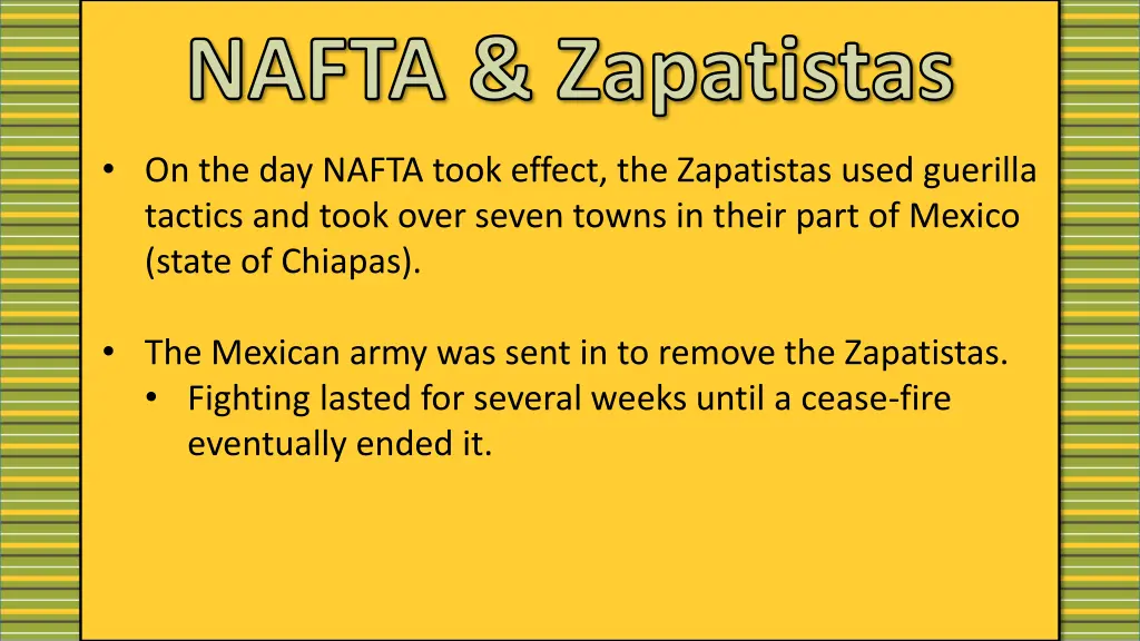 nafta zapatistas