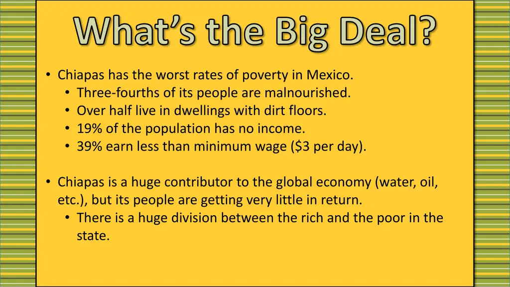 what s the big deal
