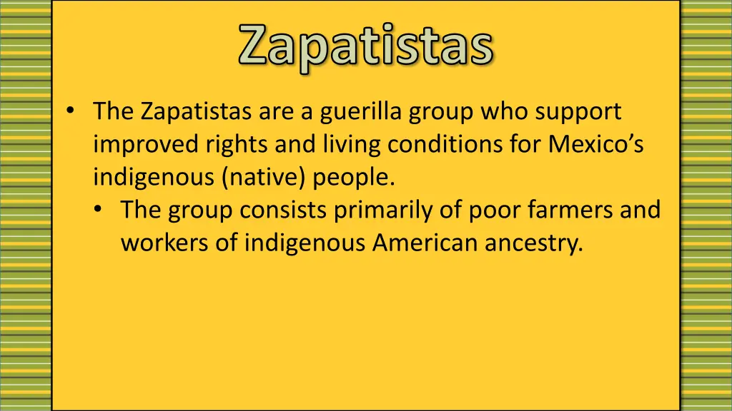 zapatistas