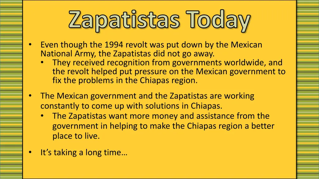 zapatistas today