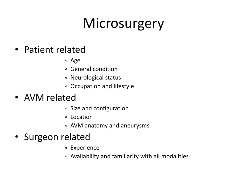 microsurgery