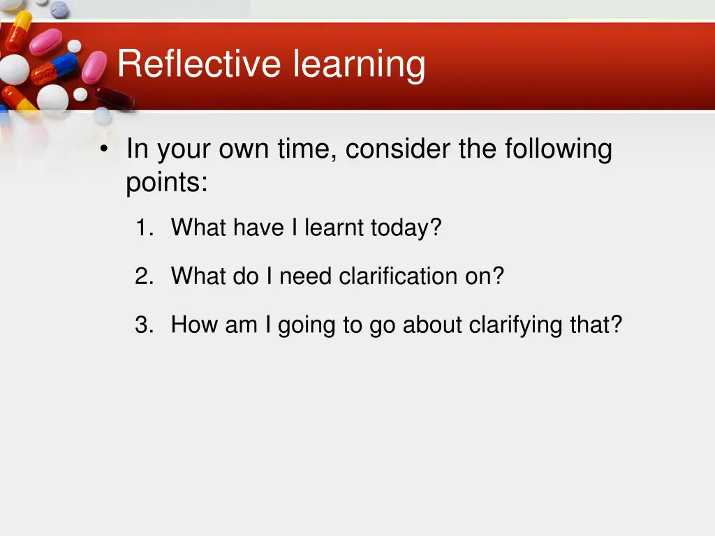 reflective learning