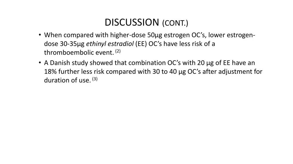discussion cont 1
