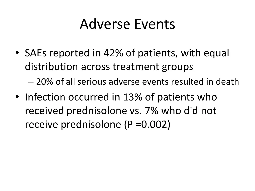 adverse events
