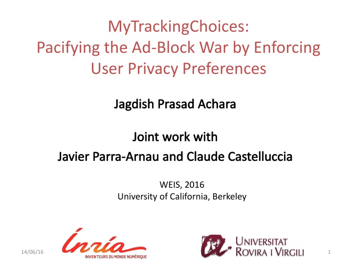 mytrackingchoices pacifying the ad block