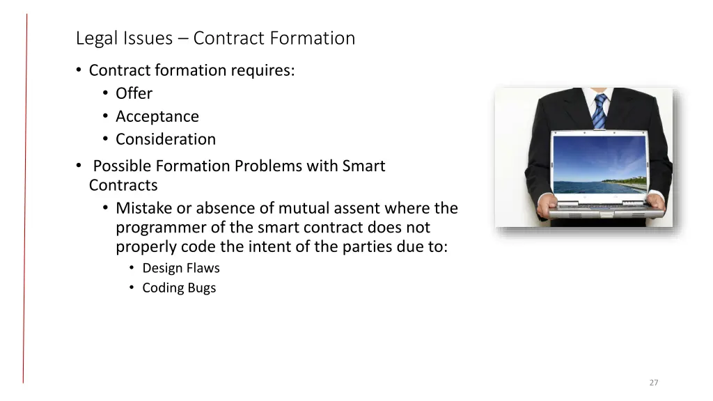 legal issues contract formation