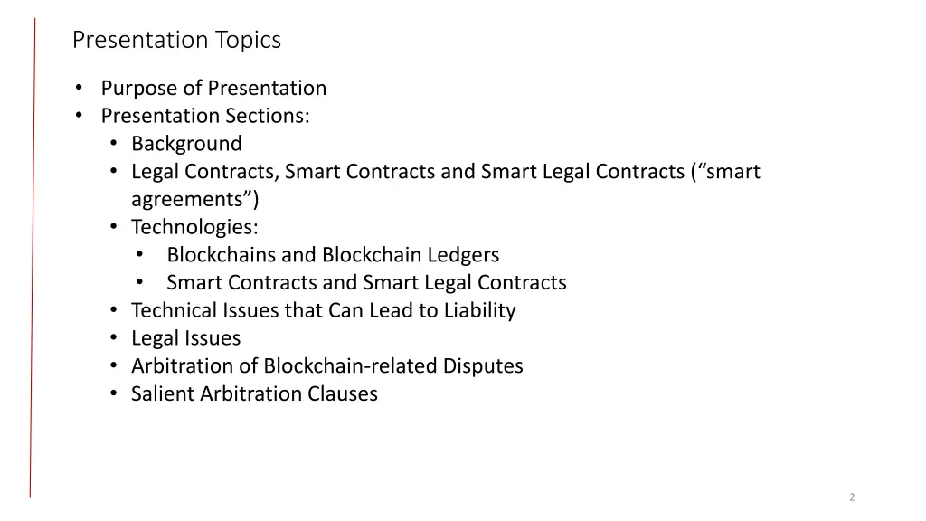 presentation topics