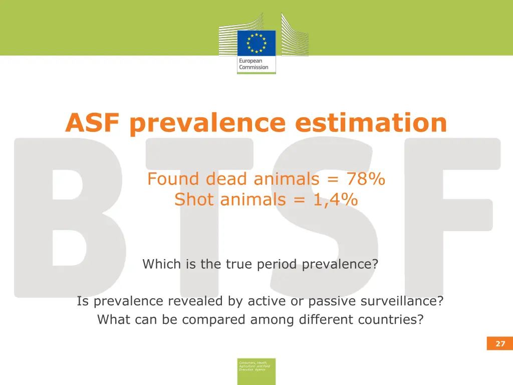asf prevalence estimation