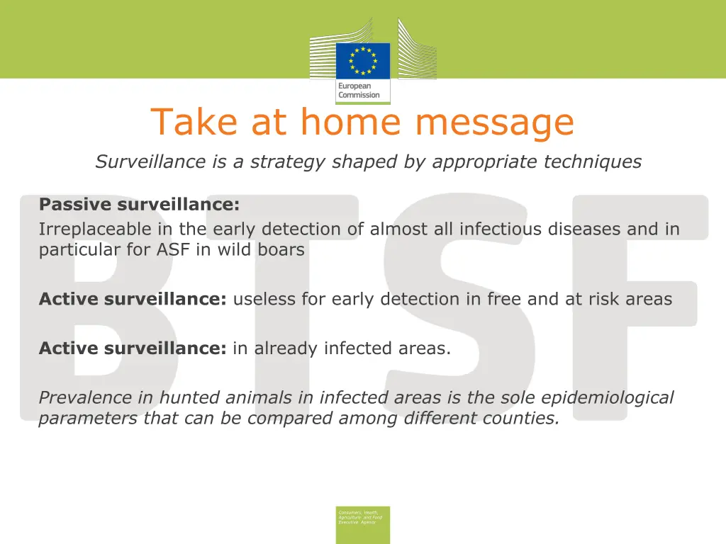 take at home message surveillance is a strategy