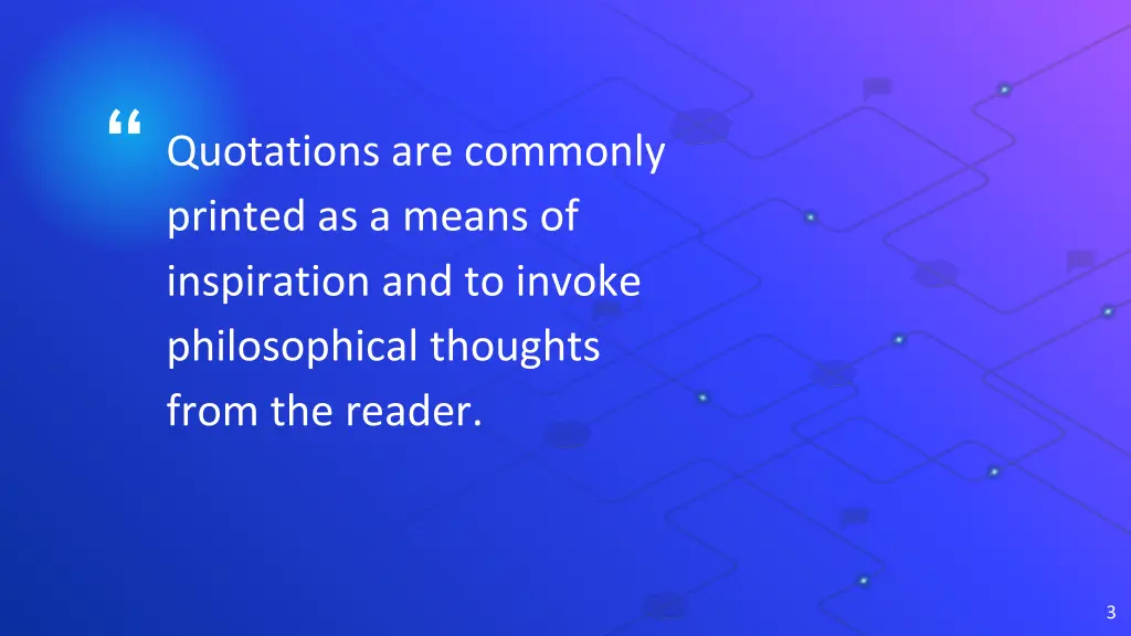 quotations are commonly printed as a means