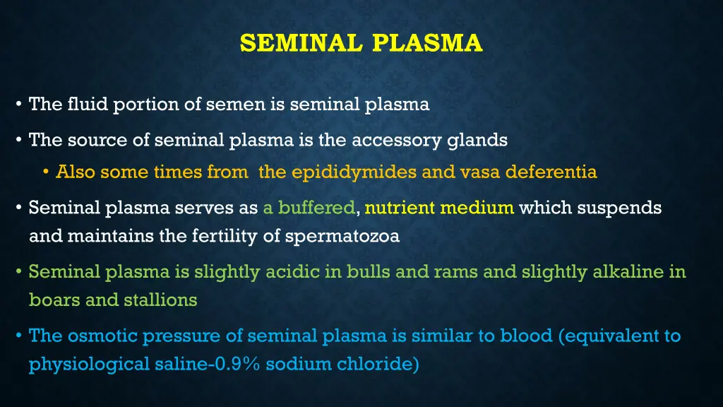 seminal plasma