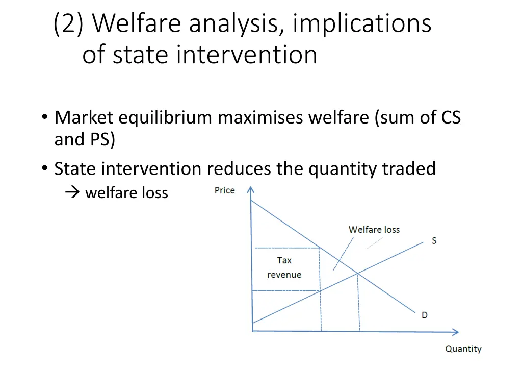 2 welfare analysis implications of state