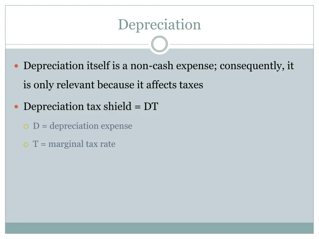 depreciation