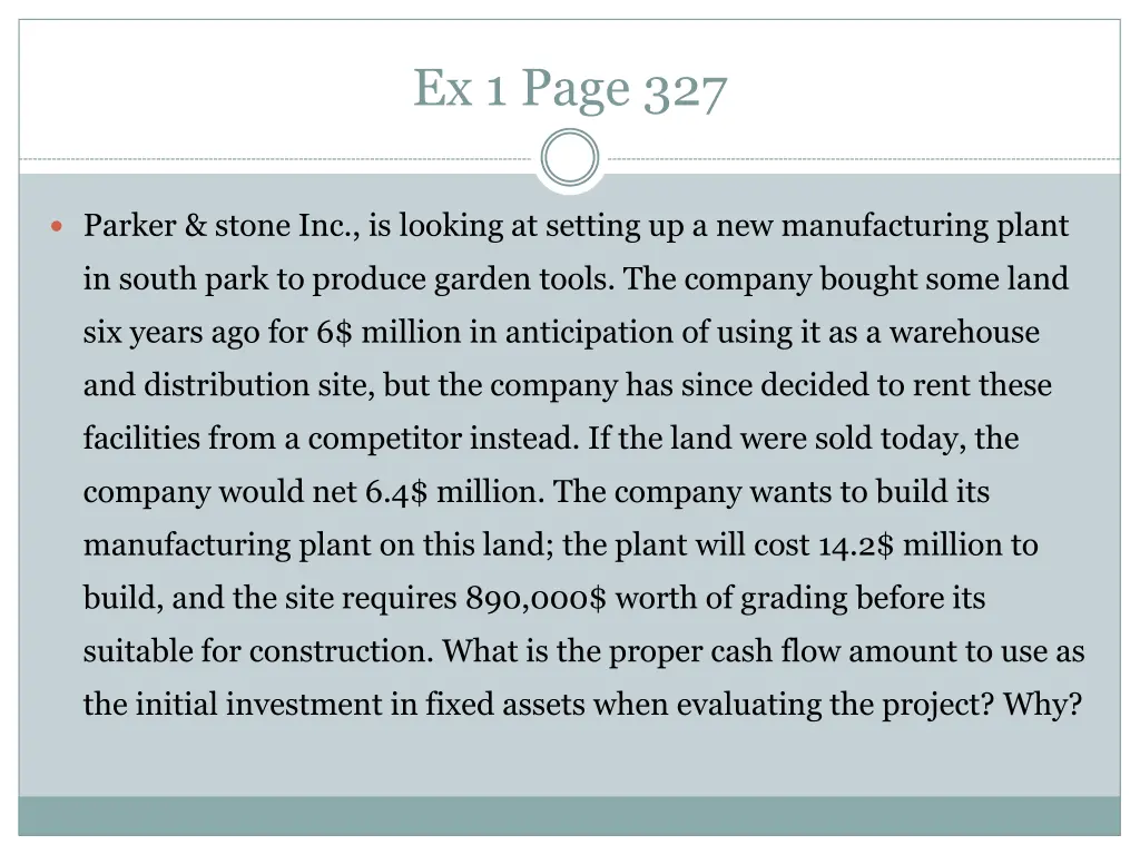 ex 1 page 327
