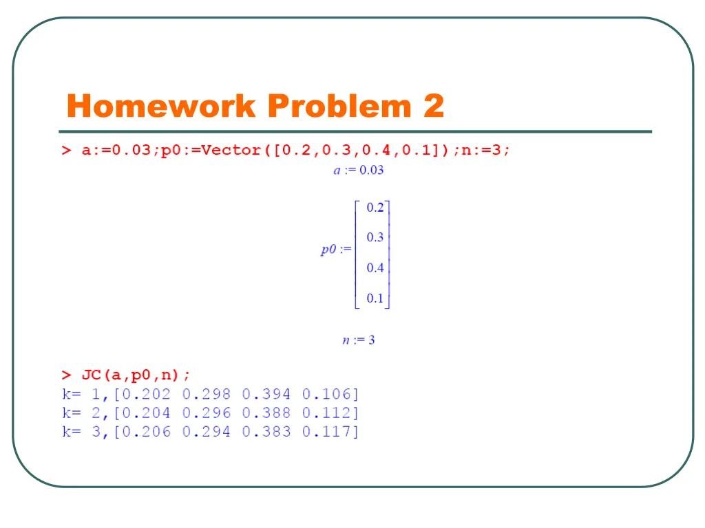 homework problem 2 1
