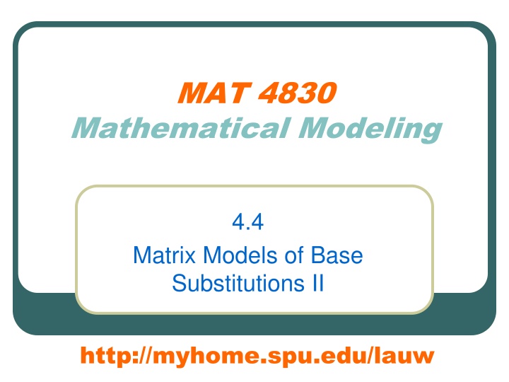 mat 4830