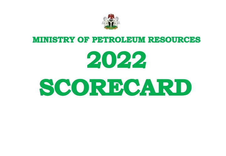 ministry of petroleum resources ministry