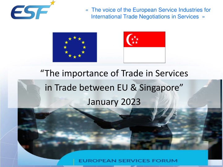 the voice of the european service industries