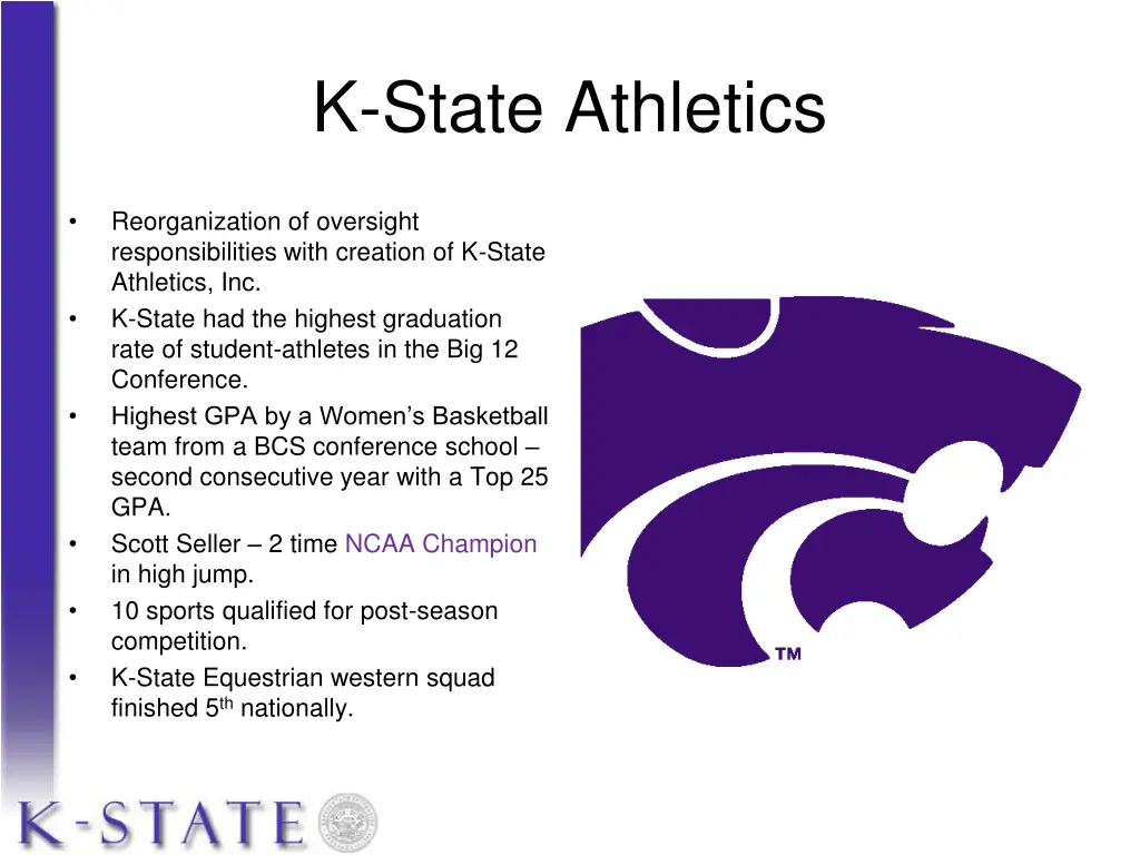 k state athletics