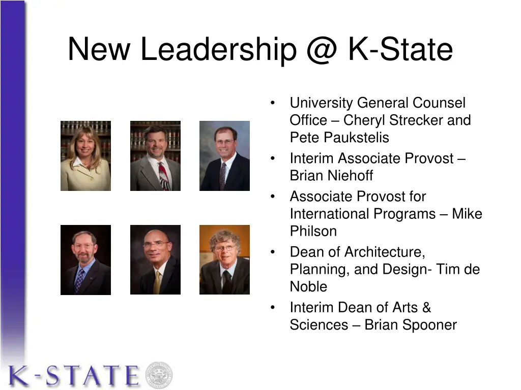 new leadership @ k state 1