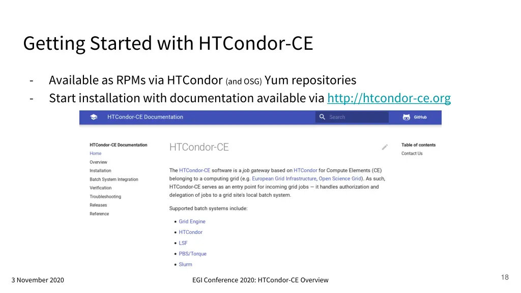 getting started with htcondor ce