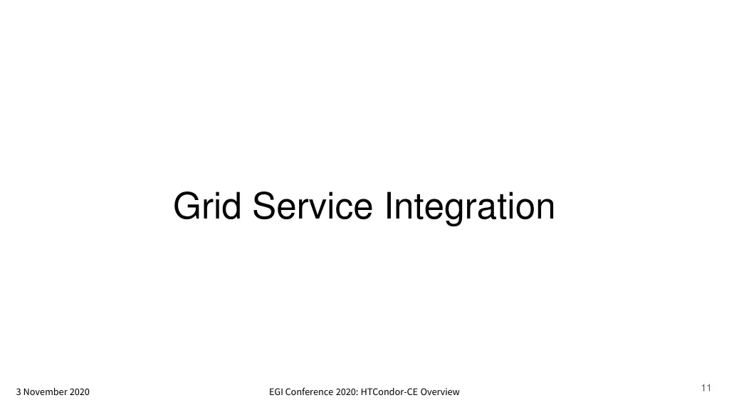 grid service integration