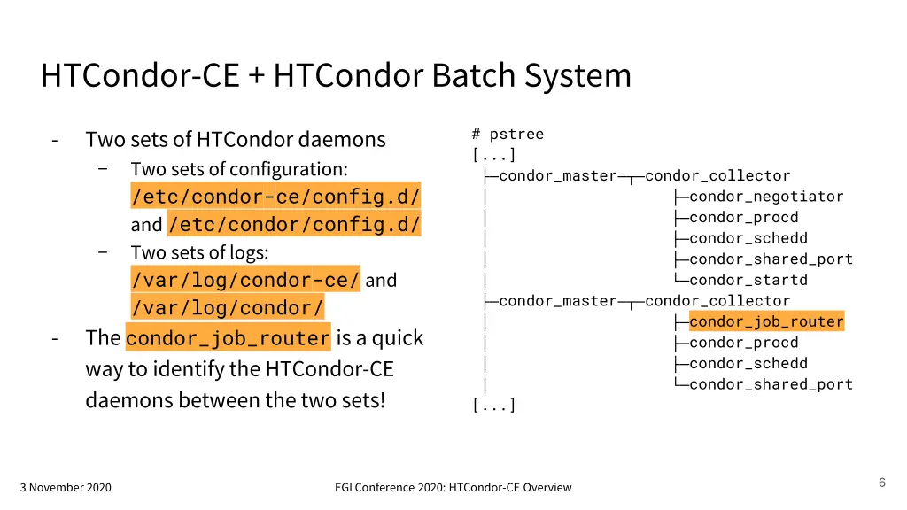 htcondor ce htcondor batch system