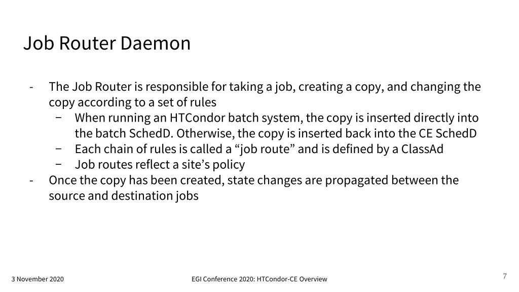 job router daemon
