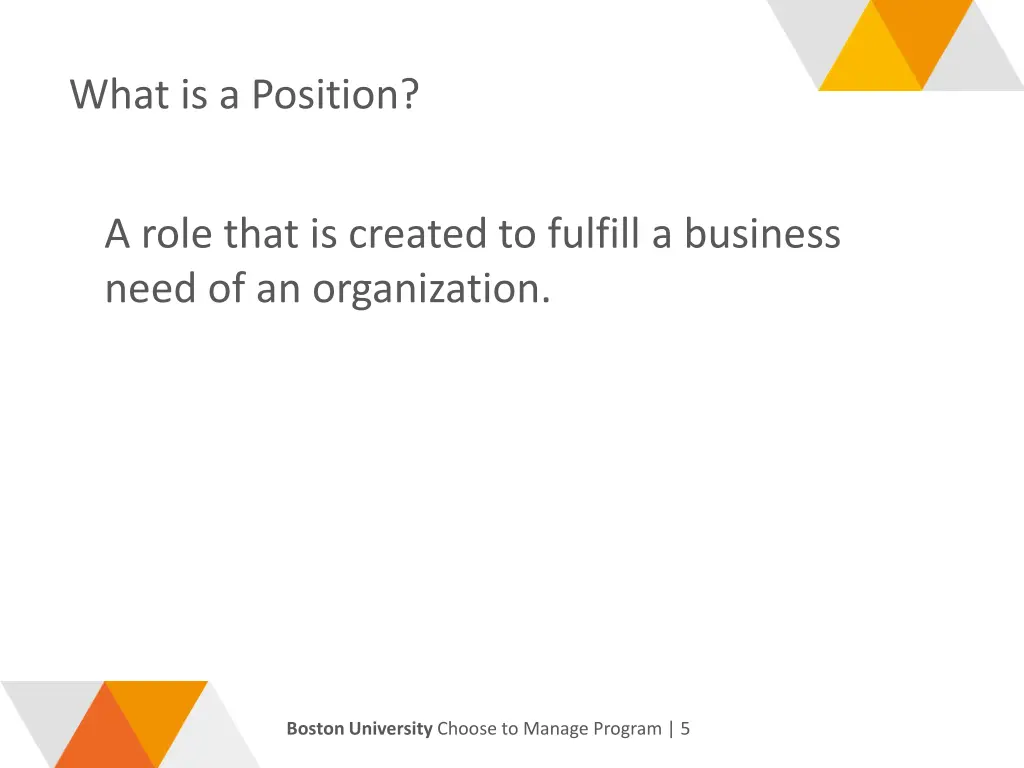 what is a position