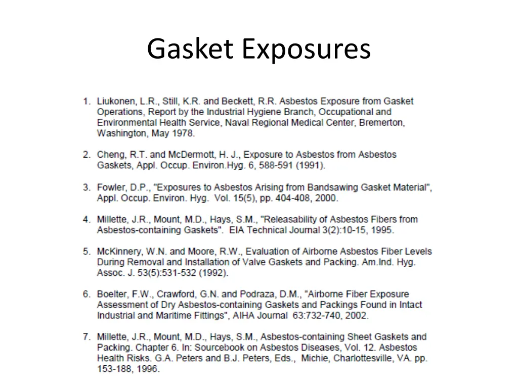 gasket exposures 3
