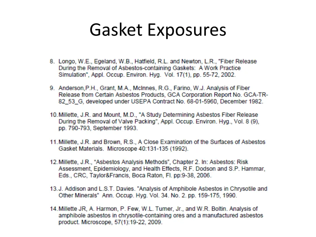 gasket exposures 4
