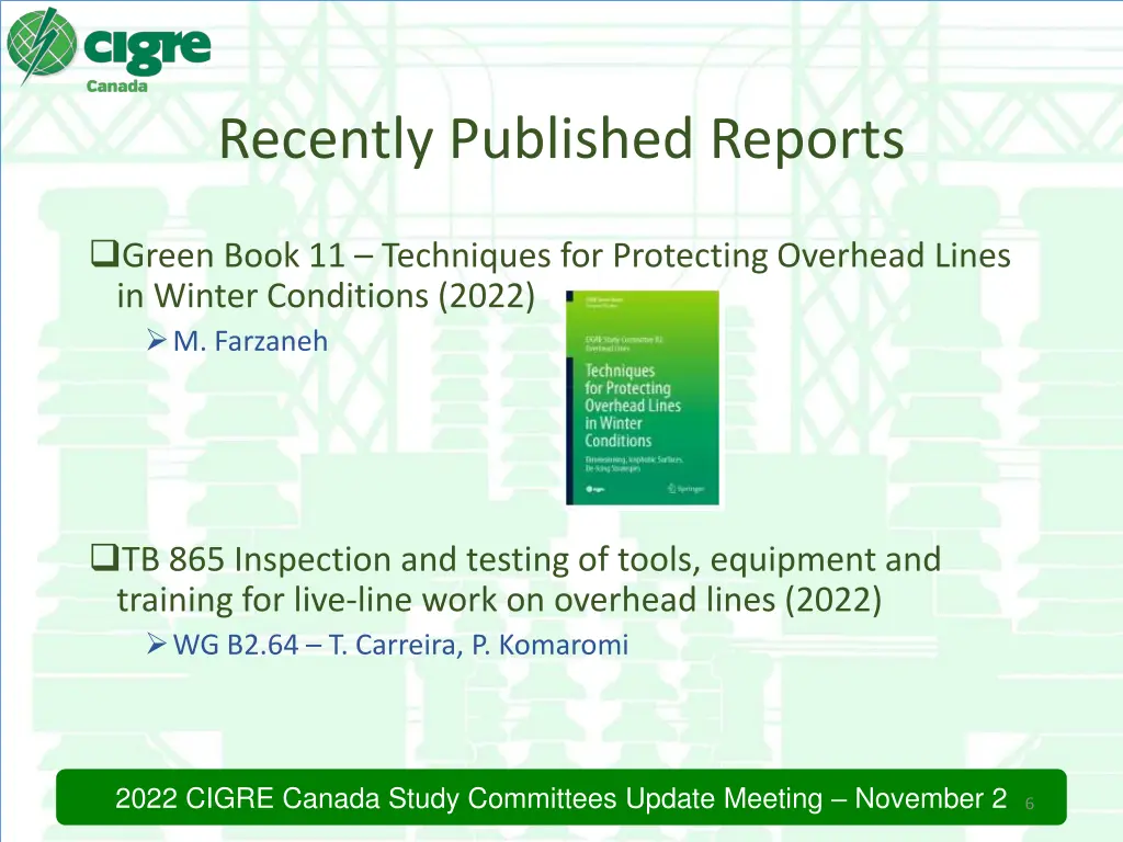 recently published reports