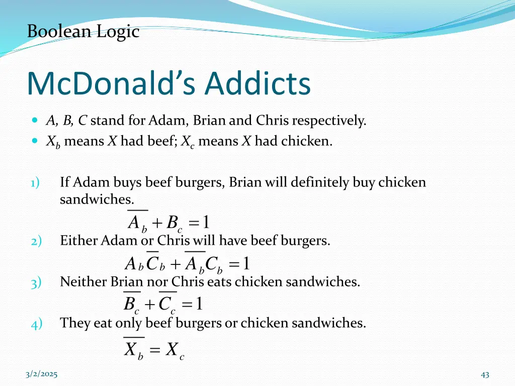 boolean logic 11