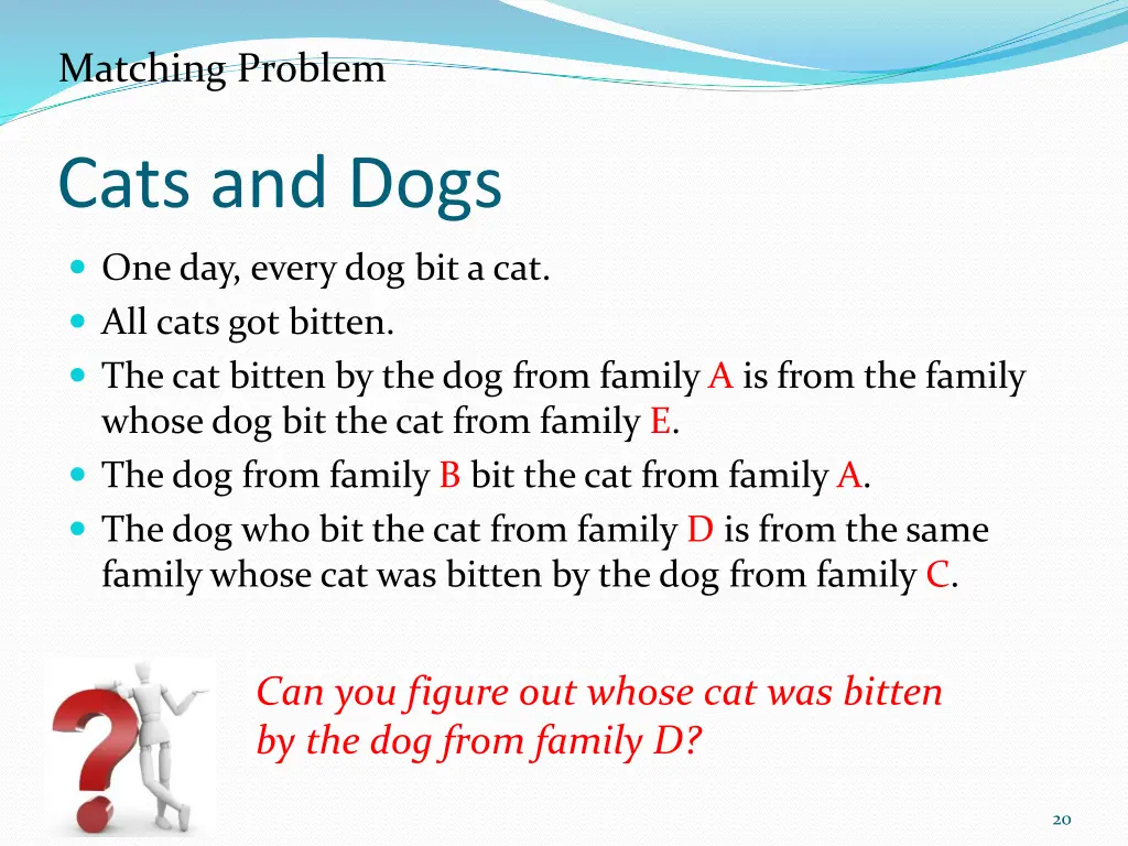 matching problem 12