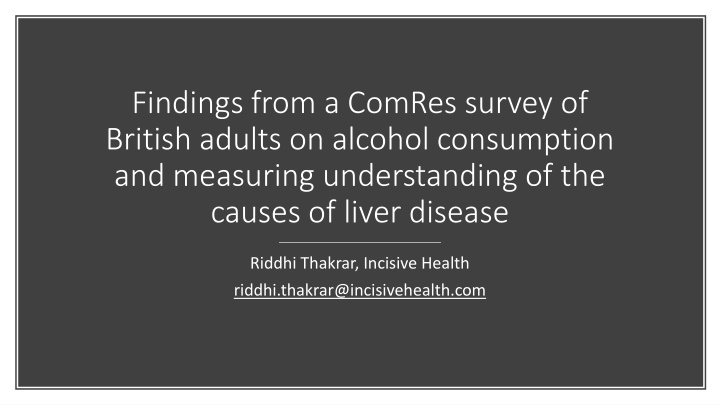 findings from a comres survey of british adults
