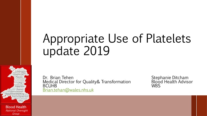 appropriate use of platelets update 2019