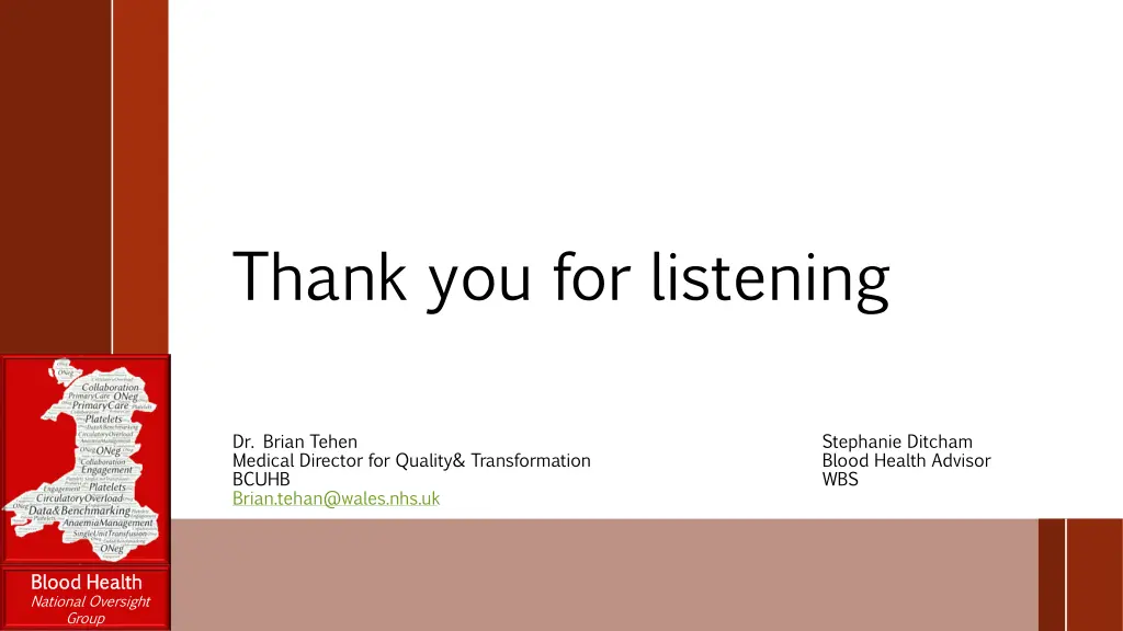 thank you for listening