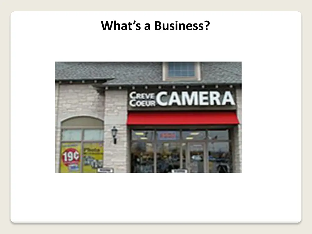 what s a business