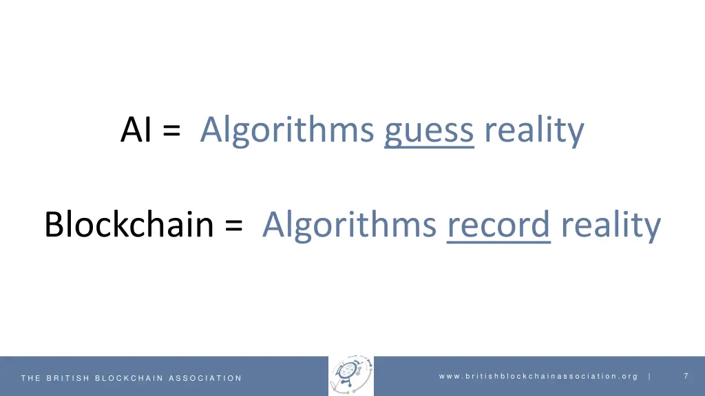 ai algorithms guess reality