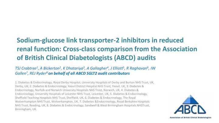 sodium glucose link transporter 2 inhibitors