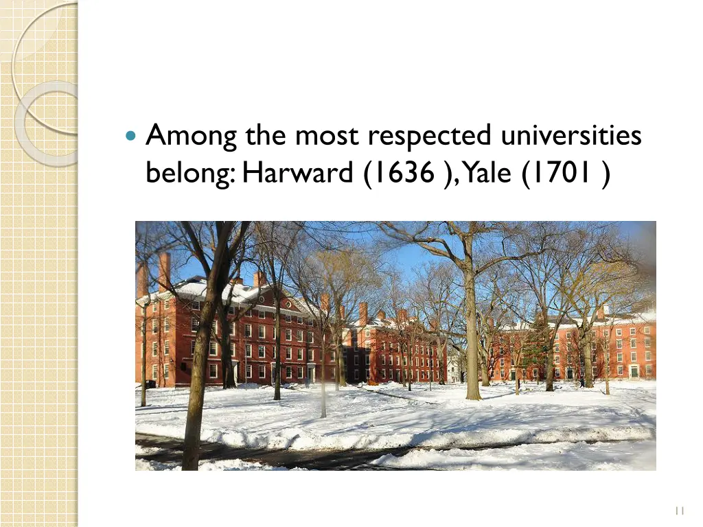 among the most respected universities belong