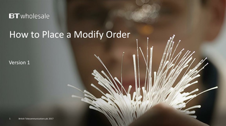 how to place a modify order