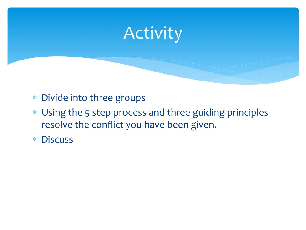 activity