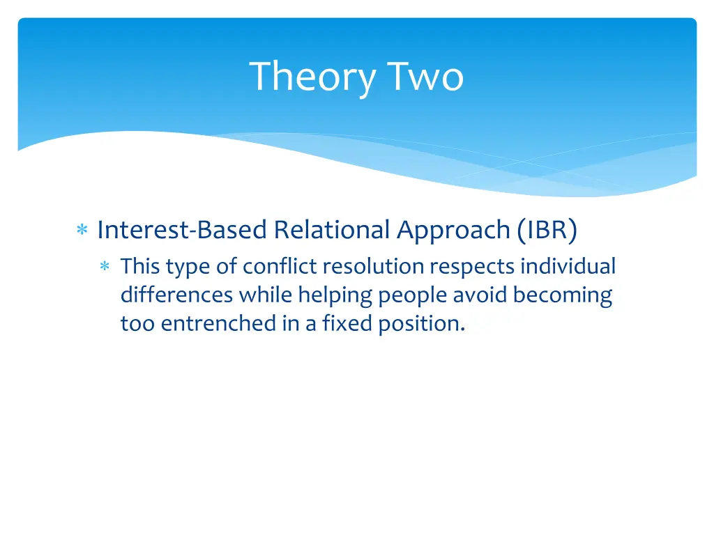 theory two