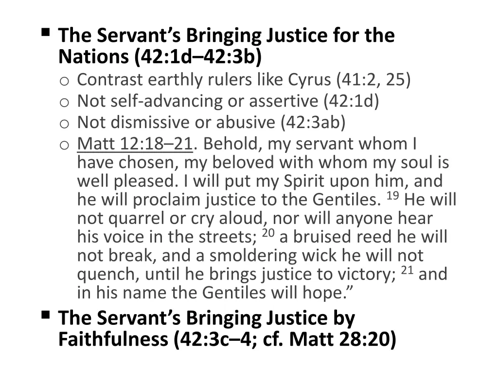 the servant s bringing justice for the nations