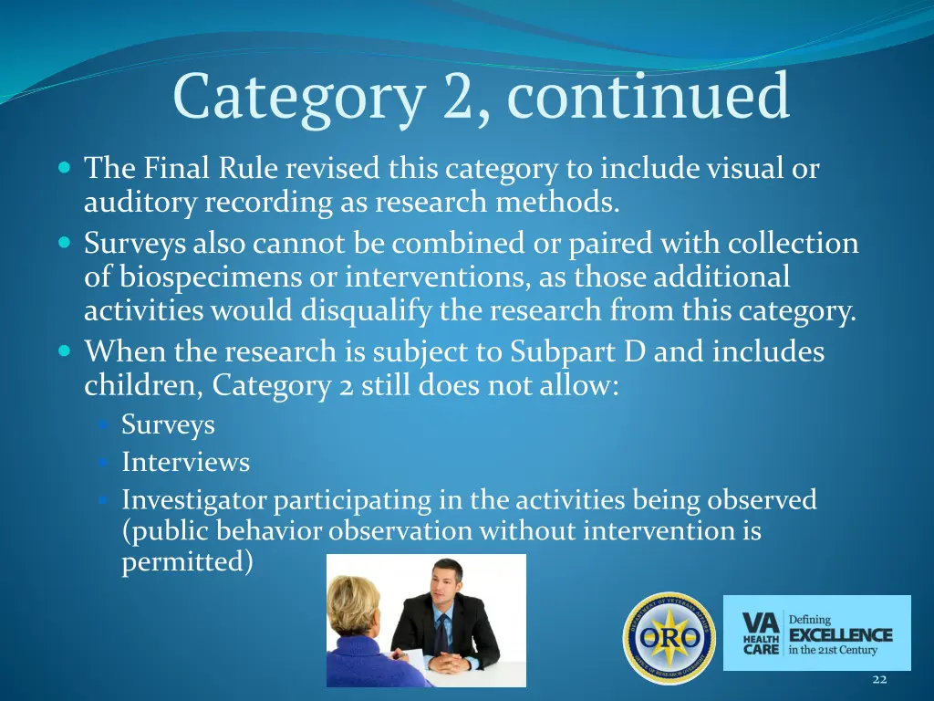 category 2 continued